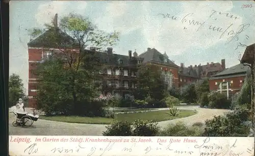 Leipzig Krankenhaus St Jacob Rotes Haus / Leipzig /Leipzig Stadtkreis