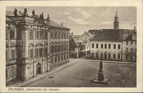 Erlangen Marktplatz Schloss / Erlangen /Erlangen Stadtkreis