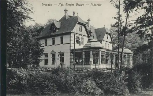 Dresden Garten Pikardie / Dresden Elbe /Dresden Stadtkreis