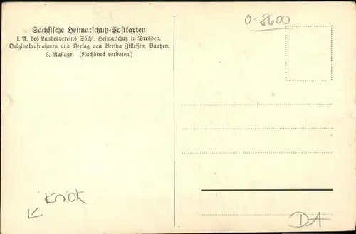 Bautzen Saechsische Heimatschutz-Postkarten / Bautzen /Bautzen LKR