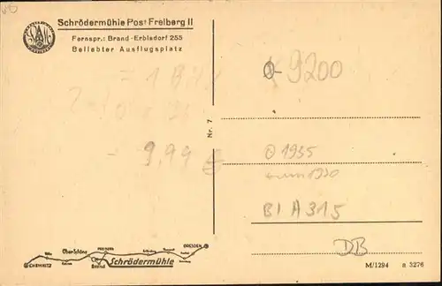 Freiberg Sachsen Schroedermuehle / Freiberg /Mittelsachsen LKR