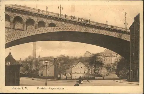 Plauen Vogtland Friedrich Augustbruecke / Plauen /Vogtlandkreis LKR