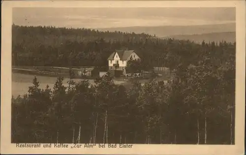 Bad Elster Restaurant Zur Alm / Bad Elster /Vogtlandkreis LKR