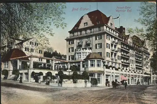 Bad Elster Palast Hotel Wettiner Hof Kutsche / Bad Elster /Vogtlandkreis LKR
