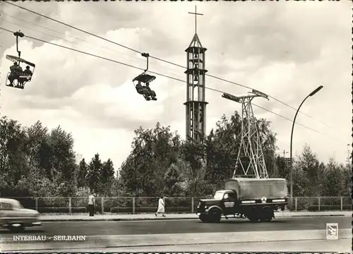 Berlin Tiergarten Interbau Seilbahn / Berlin /Berlin Stadtkreis