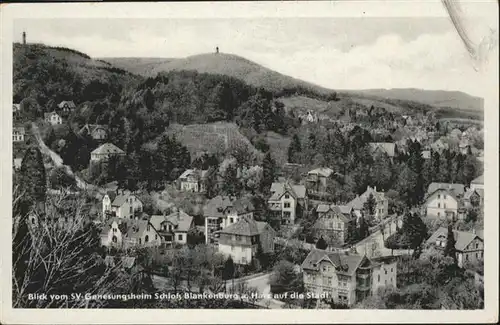 Blankenburg Harz Schloss  / Blankenburg /Harz LKR