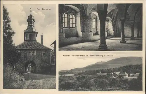 Blankenburg Harz Torturm Kloster Michaelstein  / Blankenburg /Harz LKR