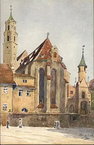 Augsburg St Annakirche Goldschmiedskapelle Kuenstler Marschall / Augsburg /Augsburg LKR