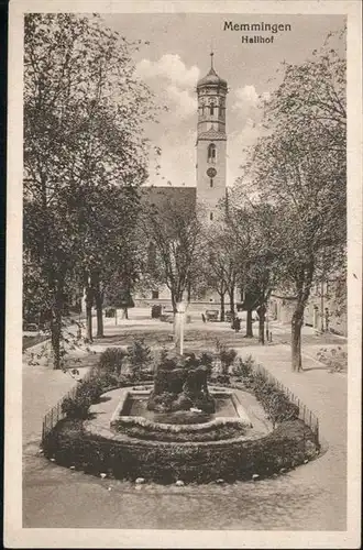 Memmingen Hallhof Springbrunnen / Memmingen /Memmingen Stadtkreis