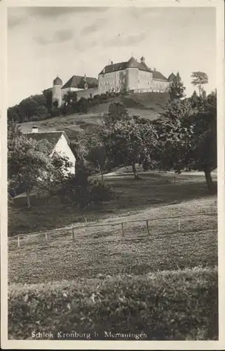Memmingen Schloss Kronburg / Memmingen /Memmingen Stadtkreis