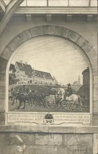 Augsburg [Handschriftlich] Pferd  / Augsburg /Augsburg LKR