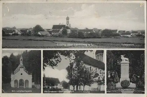 Landsberg Lech Eresing Ulrichs Kirche  Krieger Denkmal Mariensaeule / Landsberg am Lech /Landsberg Lech LKR