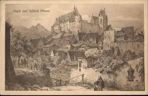 Fuessen Schloss / Fuessen /Ostallgaeu LKR