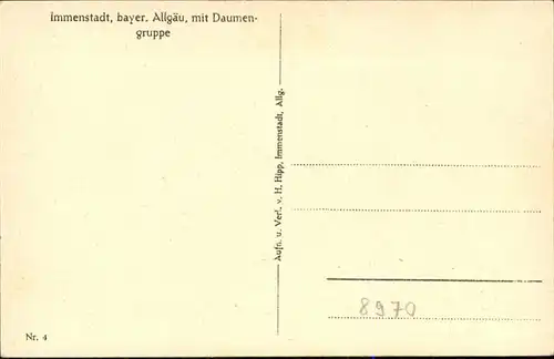 Immenstadt Allgaeu  / Immenstadt i.Allgaeu /Oberallgaeu LKR