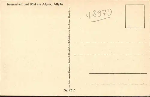 Immenstadt Allgaeu  / Immenstadt i.Allgaeu /Oberallgaeu LKR