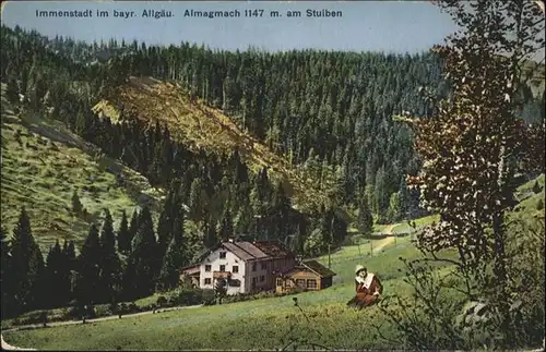 Immenstadt Allgaeu Almagmach Stuiben / Immenstadt i.Allgaeu /Oberallgaeu LKR