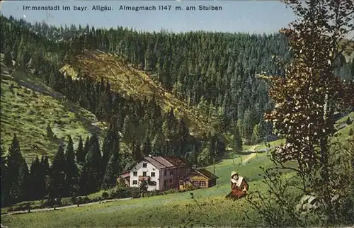 Immenstadt Allgaeu Almagmach Stuiben / Immenstadt i.Allgaeu /Oberallgaeu LKR