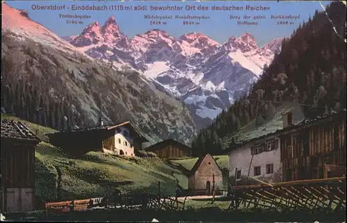 Oberstdorf Einoedsbach / Oberstdorf /Oberallgaeu LKR