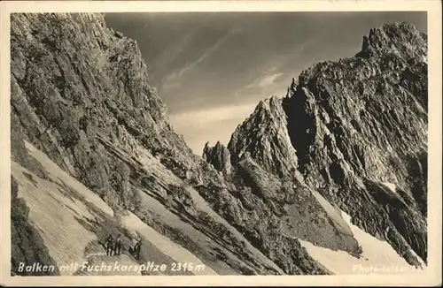 Oberstdorf Balken 
Fuchskarspitze / Oberstdorf /Oberallgaeu LKR