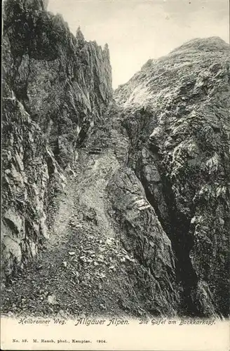 Oberstdorf Bockkarkopf
Heilbronner Weg / Oberstdorf /Oberallgaeu LKR