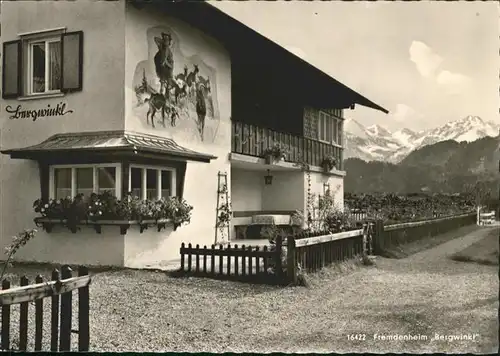 Oberstdorf Fremdenheim Bergwinkel / Oberstdorf /Oberallgaeu LKR