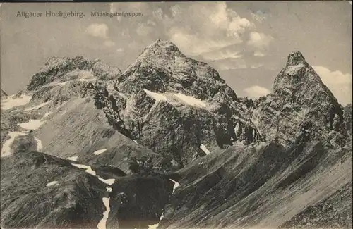 Oberstdorf Maedelegabelgruppe
Allgaeuer Hochgebirge / Oberstdorf /Oberallgaeu LKR