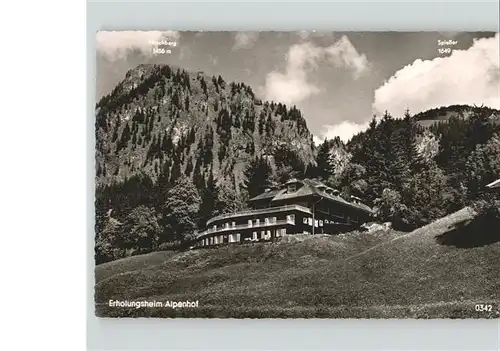 Oberstdorf Erholungsheim Alpenhof / Oberstdorf /Oberallgaeu LKR