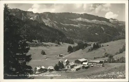 Oberstdorf Rohrmoos / Oberstdorf /Oberallgaeu LKR