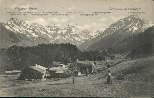 Oberstdorf Schwand
Allgaeuer Alpen / Oberstdorf /Oberallgaeu LKR