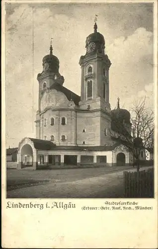 Lindenberg Allgaeu Stadtpfarrkirche / Lindenberg i.Allgaeu /Lindau LKR