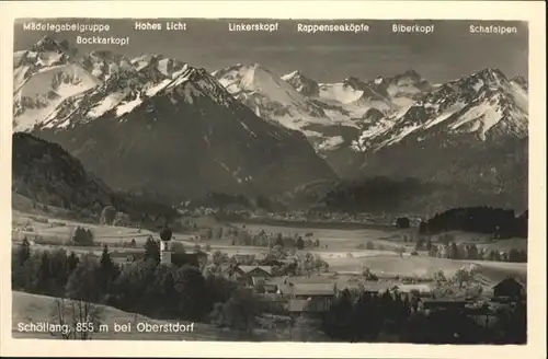 Oberstdorf Allgaeuer Berge / Oberstdorf /Oberallgaeu LKR