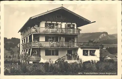 Oberstdorf Fremdenheim Haus Vogtland / Oberstdorf /Oberallgaeu LKR