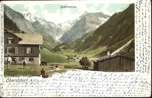 Oberstdorf Spielmannsau / Oberstdorf /Oberallgaeu LKR