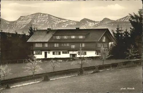 Scheidegg Allgaeu AEG Ferienheim Haus am Bergwald / Scheidegg /Lindau LKR