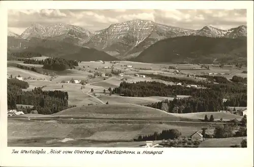 Lindenberg Allgaeu Rindalphorn Hochgrat / Lindenberg i.Allgaeu /Lindau LKR