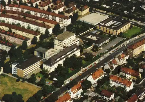 Nuernberg Fliegeraufnahme  theresien Krankenhaus  / Nuernberg /Nuernberg Stadtkreis