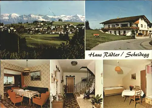 Scheidegg Allgaeu Haus Raedler / Scheidegg /Lindau LKR