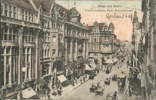 Berlin Friedrichstrasse
Ecke Behrenstrasse / Berlin /Berlin Stadtkreis