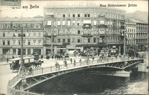 Berlin Neue Weidendammer Bruecke / Berlin /Berlin Stadtkreis