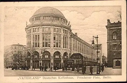 Berlin Deutsches Kaffeehaus "Vaterland" / Berlin /Berlin Stadtkreis