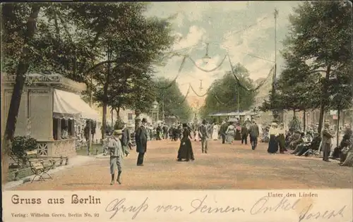 Berlin Unter den Linden / Berlin /Berlin Stadtkreis