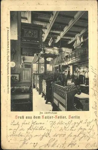 Berlin Schifferhaus
Kaiser-Keller / Berlin /Berlin Stadtkreis