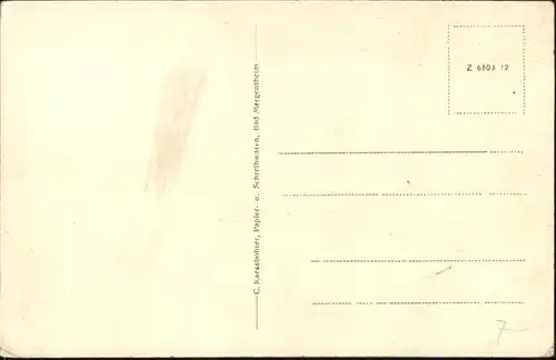 Bad Mergentheim Pfarrgang / Bad Mergentheim /Main-Tauber-Kreis LKR