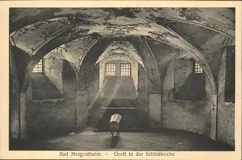 Bad Mergentheim Gruft in der Schlosskirche / Bad Mergentheim /Main-Tauber-Kreis LKR