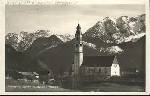 Pfronten Schlicke, Koellespitze
Rossberg / Pfronten /Ostallgaeu LKR