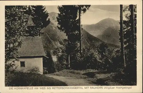 Oberstdorf Hornkapelle, Retterschwangertal
Rauhorn / Oberstdorf /Oberallgaeu LKR