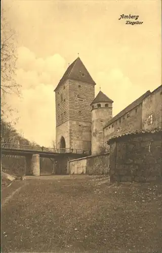 Amberg Oberpfalz Ziegeltor / Amberg /Amberg Stadtkreis