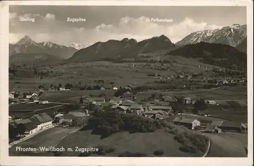 Pfronten Weissbach
Zugspitze, Falkenstein, Saeuling / Pfronten /Ostallgaeu LKR