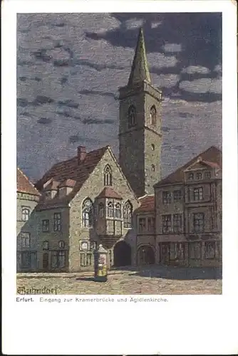 Erfurt Kramerbruecke
aegidienkirche / Erfurt /Erfurt Stadtkreis