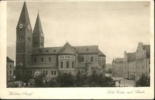 Weiden Oberpfalz Kirche Schule / Weiden i.d.OPf. /Weiden Stadtkreis